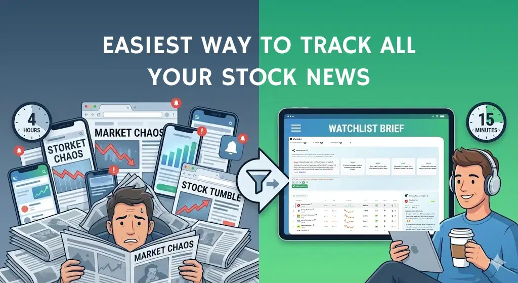 Easiest way to track all your stock news without information overload